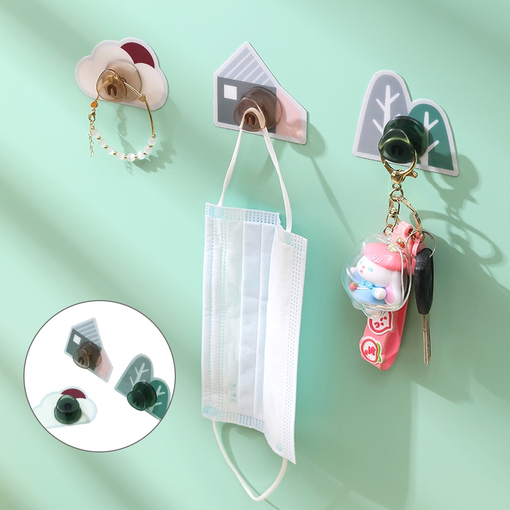 Móc Treo Đồ Dán Tường Không Cần Khoan Chịu Lực Tốt Tiện Dụng