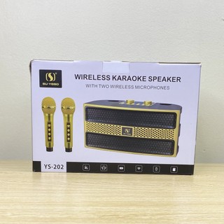 Loa Karaoke Bluetooth YS-202 Kèm 2 Micro Không Dây