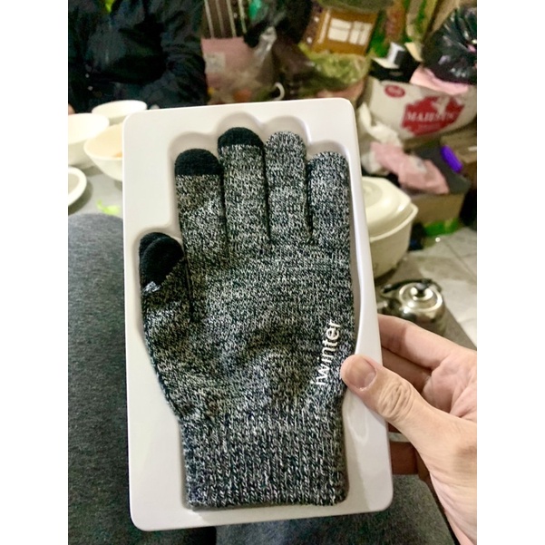 Găng tay len cảm ứng Iwinter