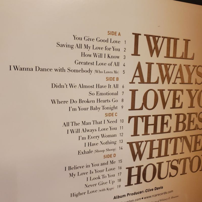 Whitney Houston -  I Will Always Love You: The Best Of Whitney Houston (Vinyl 2LP) Dark Purple