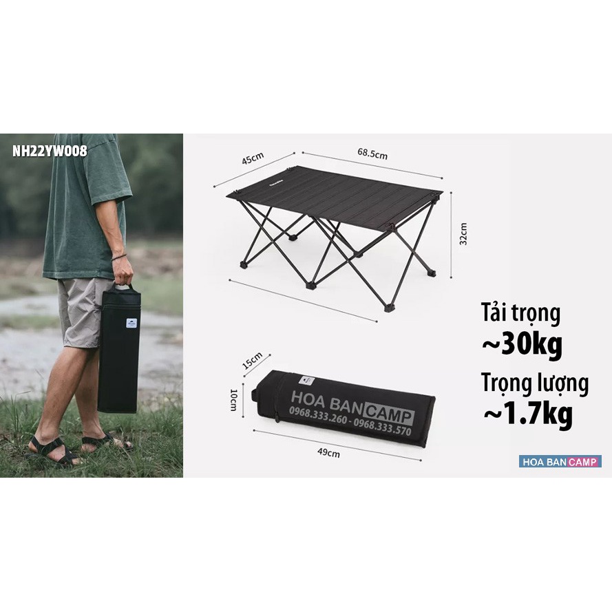 Bàn Dã Ngoại Siêu Gọn Nhẹ NatureHike NH22YW008