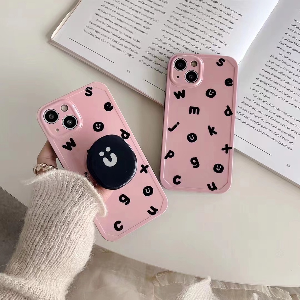 Ốp Lưng MàU HồNg Dễ Thương Cho iPhone 11 12 12pro 12promax 13 13promax 14 14pro 14promax