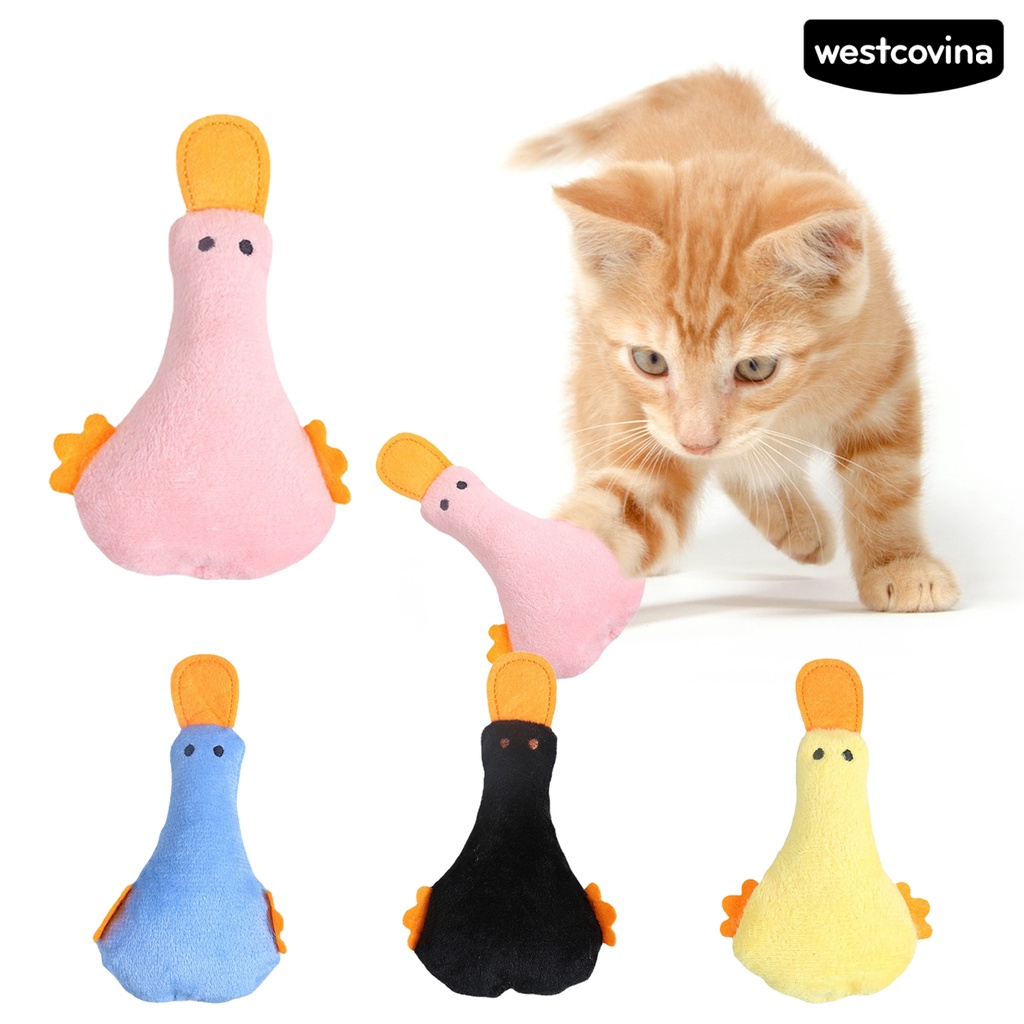 [COD]♘Vịt Đồ Chơi Bằng Giấy Có Âm Thanh Dễ Thương Cho Thú Cưng