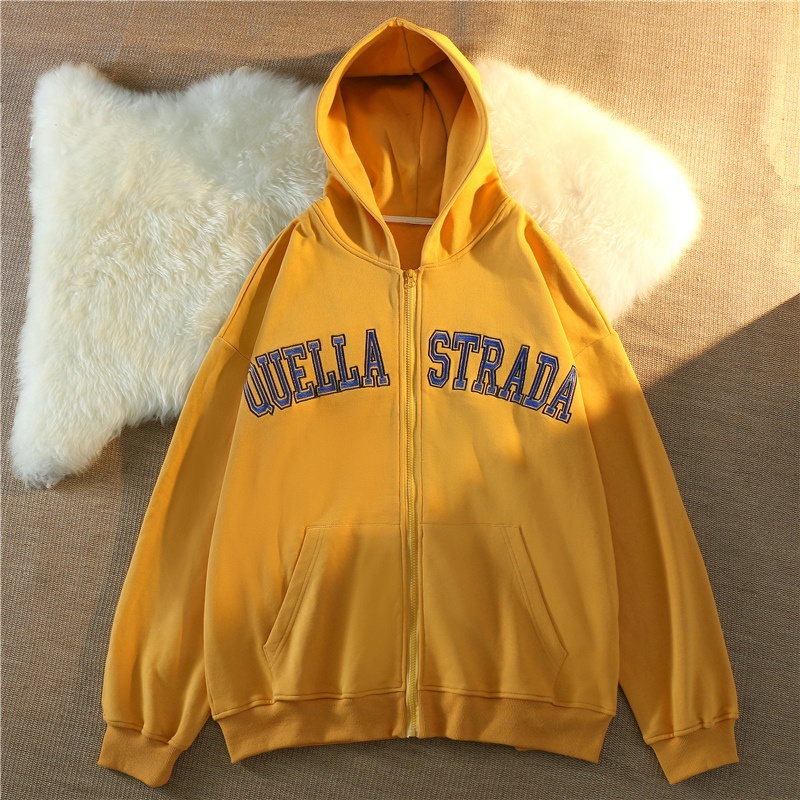 NRVP Áo khoác hoodie tay dài kiểu dáng thể thao cho nữ