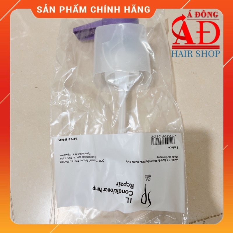 VÒI XỊN DẦU GỘI XẢ SP WELLA PUMP CHAI 1000ML