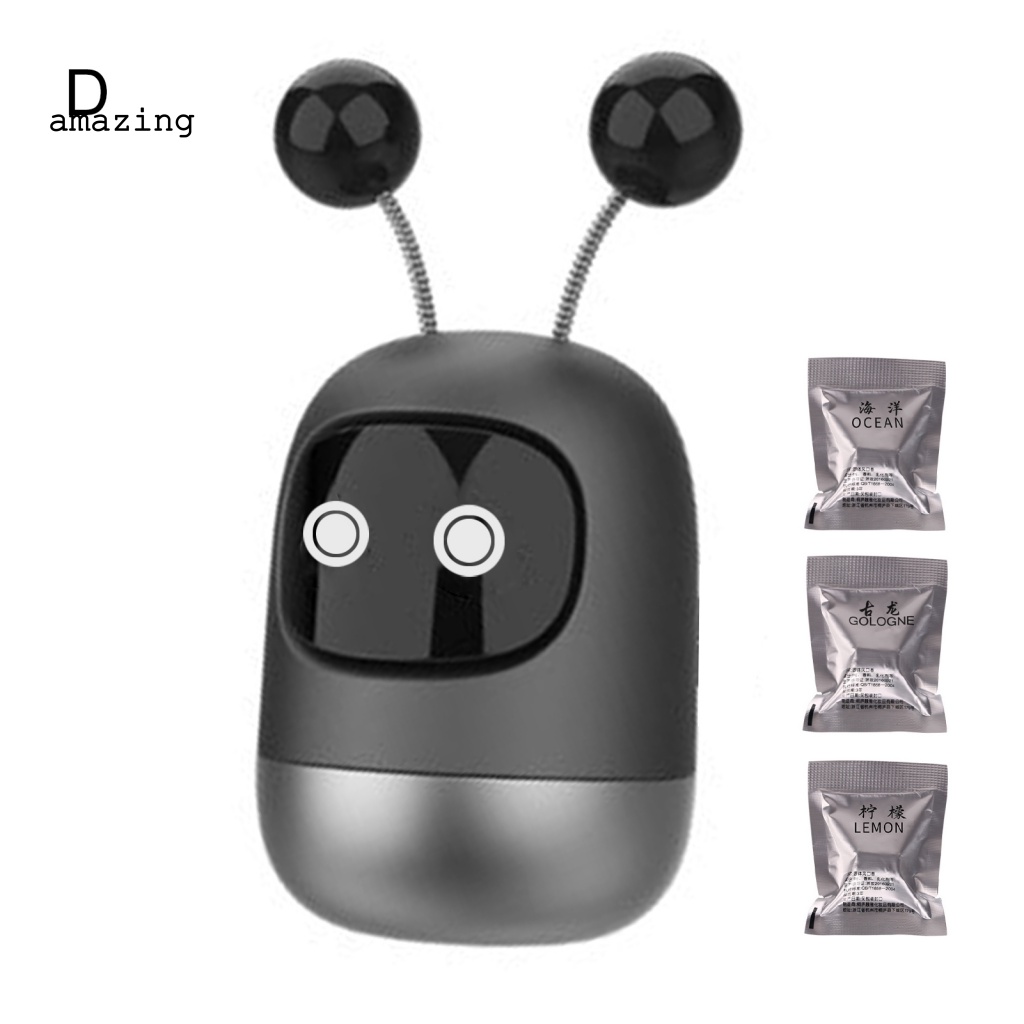 Kẹp Khuếch Tán Nước Hoa Hình Robot Xe Hơi Vui Nhộn Bằng Thép Không Gỉ