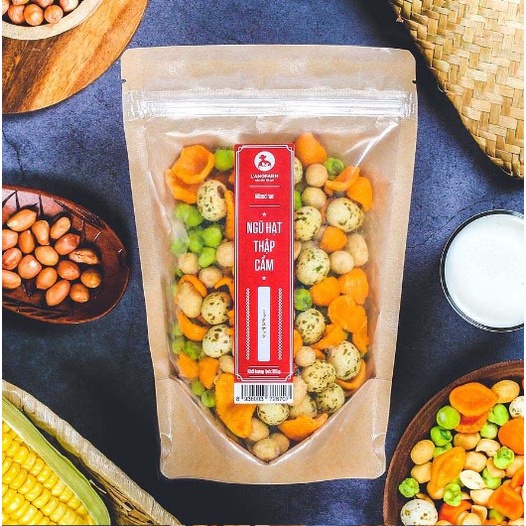 Đậu Nành/Đậu Phộng/Đậu Hà Lan/Ngũ Hạt Sấy Thập Cẩm/Rau Củ/Sữa Bắp Langfarm Gói 225G