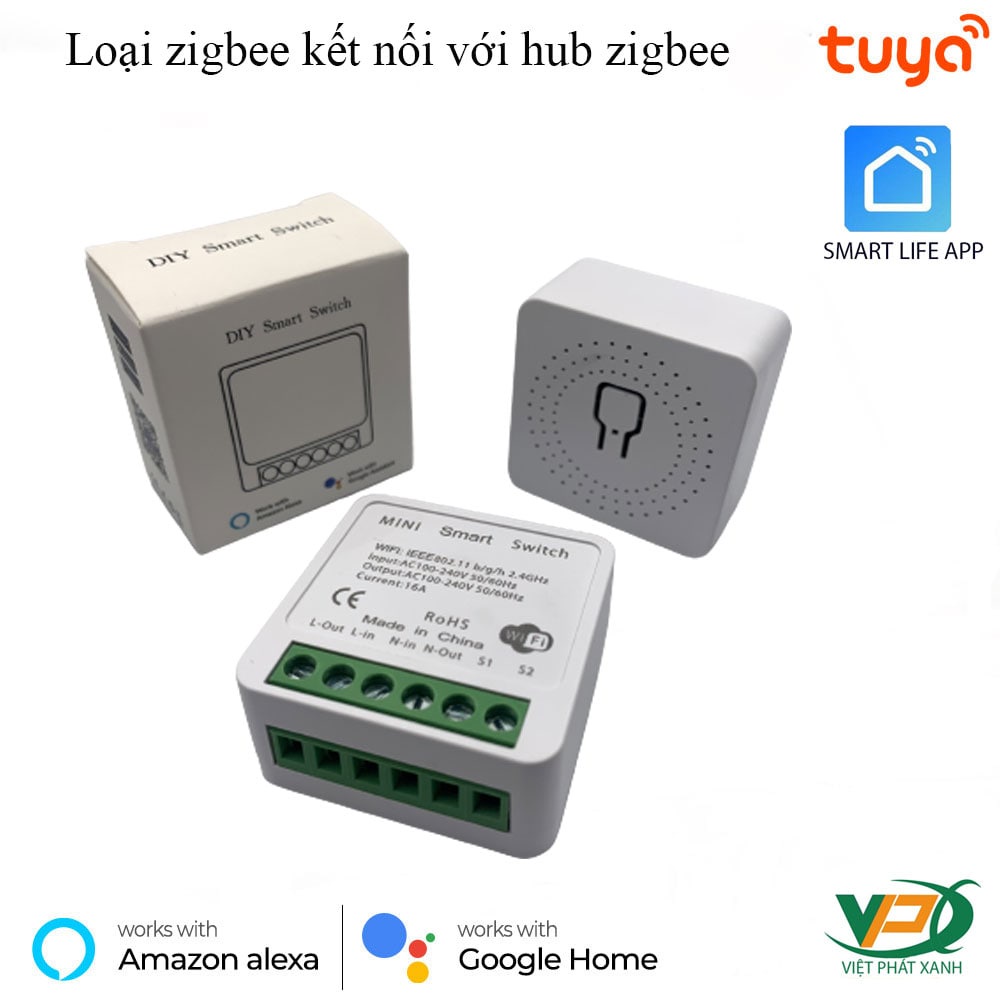 Công tắc thông minh Tuya mini smart switch 16A
