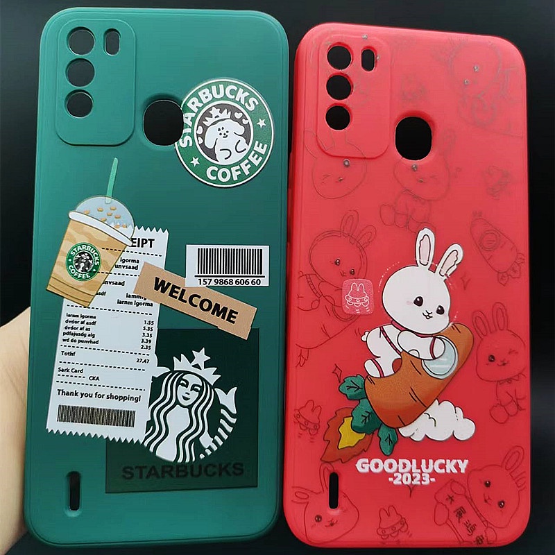 Ốp Điện Thoại Hình Khối Rubik In Hình Gấu Cho Itel Vision 1 Pro S16