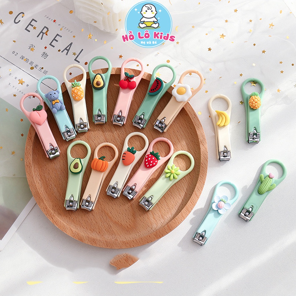 Sỉ rẻ Bấm móng tay cute cho bé ,dụng cụ cắt móng tay móng chân hoạt hình siêu dễ thương, làm móc khóa an toàn tiện dụng