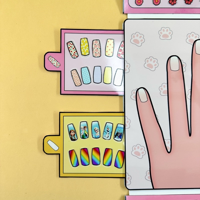 Bộ làm nail bằng giấy ❤️