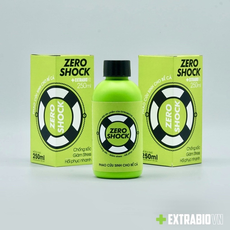 ZERO SHOCK - Chống Shock, Giảm Stress, Phục Hồi Nhanh Cho Cá Cảnh