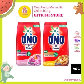 [Hoả Tốc] Bột giặt OMO Comfort Tinh Dầu Thơm Nồng Nàn Vàng, Hồng 700g Giặt Tay