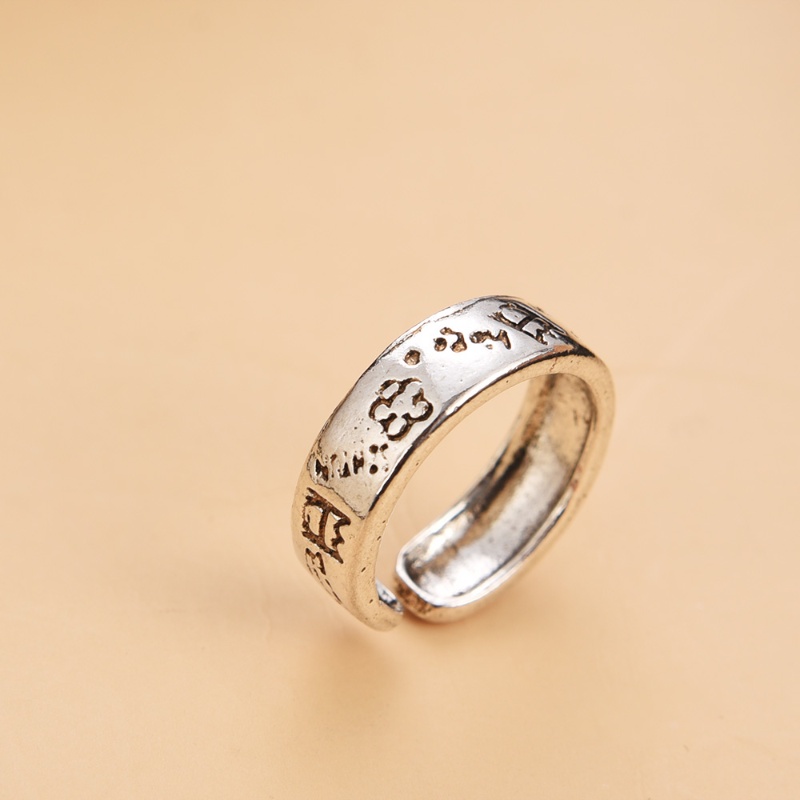 Nhẫn Hở Họa Tiết Hoàng Tử Hoạt Hình Phong Cách Cổ Điển Dễ Thương Tùy Chỉnh Thời Trang Cho Nam Và Nữ