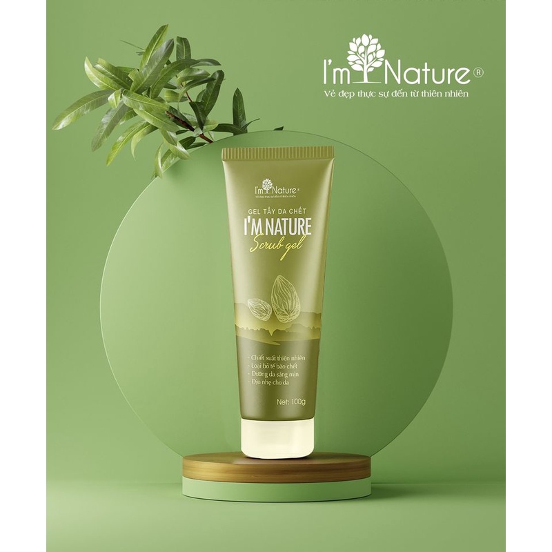 Gel Tẩy Da Chết I'm Nature Sáng Mịn Dưỡng Da 100gr - Dành Cho Da Mặt