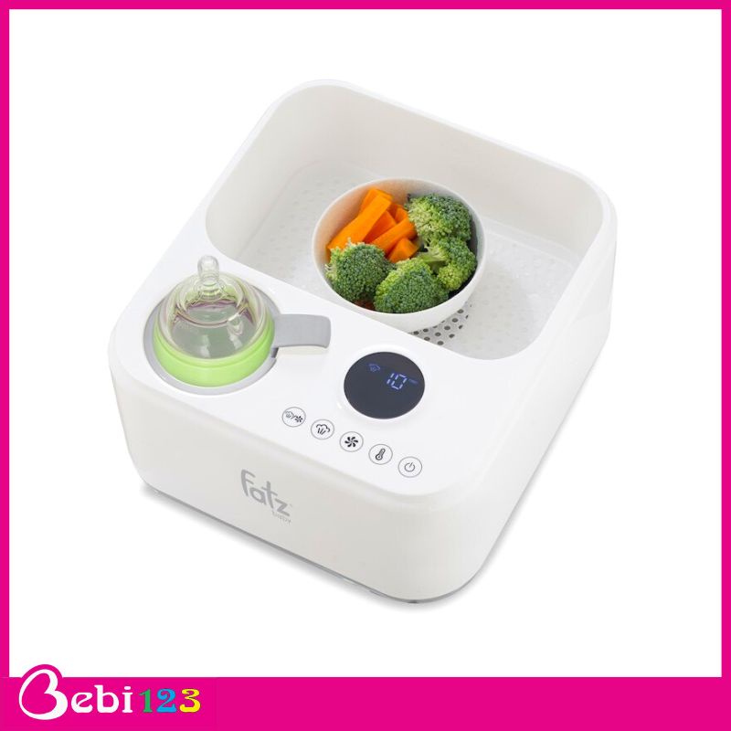 BH 12 tháng - MÁY TIỆT TRÙNG SẤY KHÔ HÂM SỮA, LUỘC THỨC ĂN ĐA NĂNG CAPTAIN 1 FATZ BABY CHO BÉ