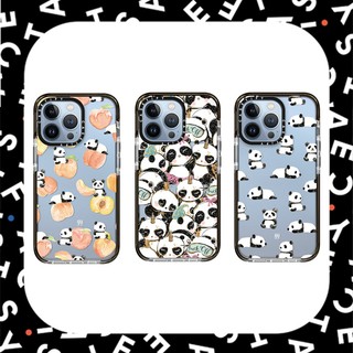 Ốp Điện Thoại tpu Silicon Mềm Hình Gấu Trúc / Quả Đào Cho iphone 15 11 12 13 14 plus pro max