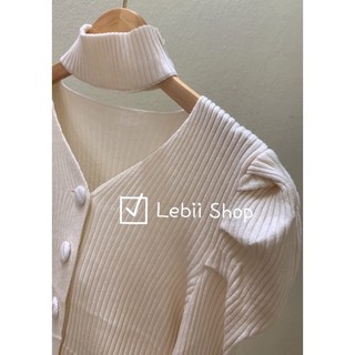 Áo Len Cúc Lọc Cổ rời