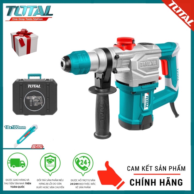 TOTAL Máy khoan đục bê tông (1050W) TH110286