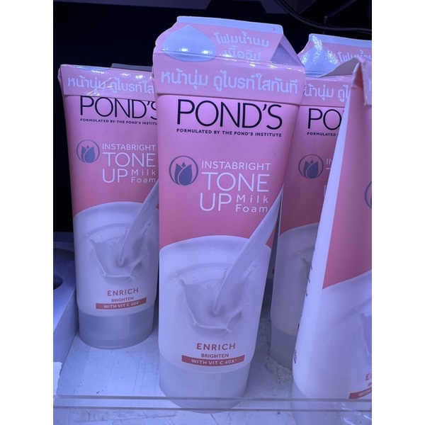 Sữa Rửa Mặt Pond s Trắng Da Mờ Thâm Sữa Rửa Mặt Làm Sáng Da Ponds Tone Up Milk Foarm 100g