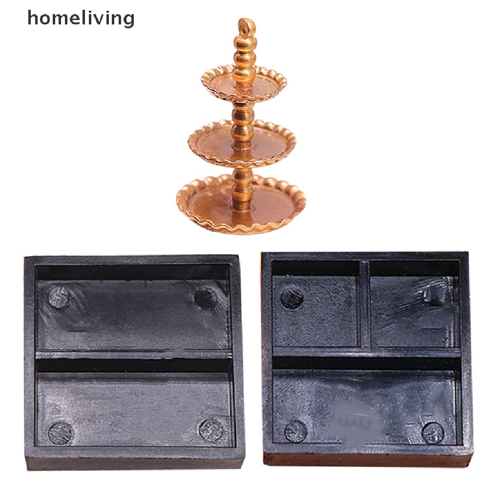 Bộ Giá Đỡ Bánh Trung Thu Tráng Miệng Tỉ Lệ 1: 12 Dùng Trang Trí Nhà Búp Bê