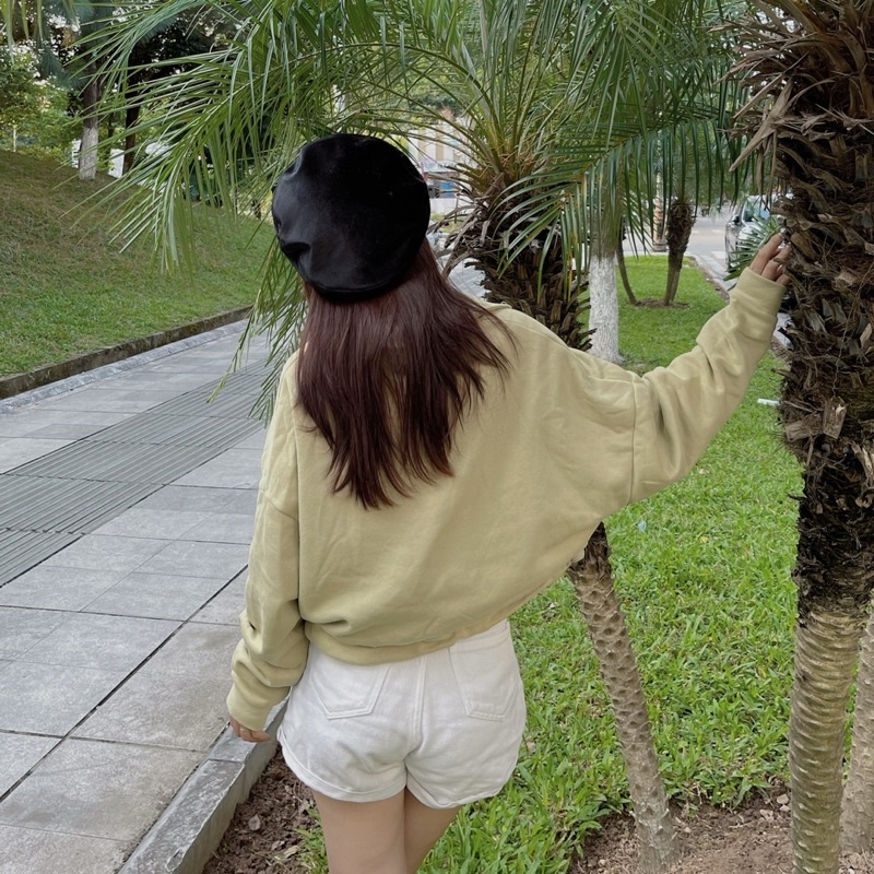 Polo croptop eo rút dây bo chun Cobo