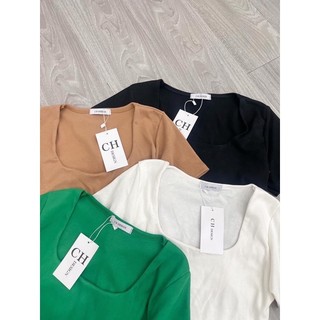 ÁO CROPTOP CỔ VUÔNG 4M