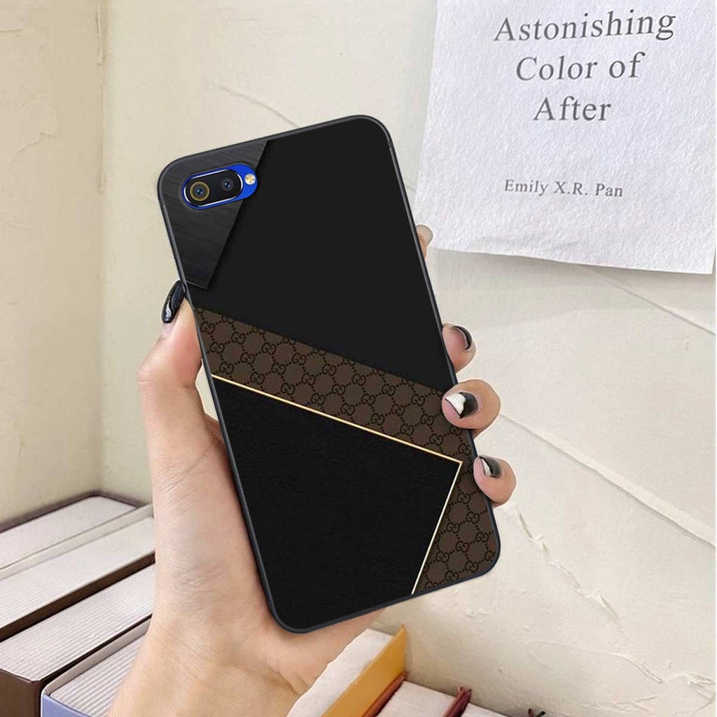 Ốp lưng Realme C1 / C2 hình họa tiết thương hiệu thời trang cao cấp