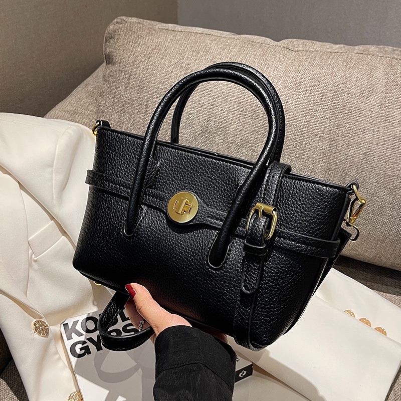 Túi Đeo Chéo Màu Sắc Đơn Giản Có Khóa Kéo Thời Trang Cho Nữ