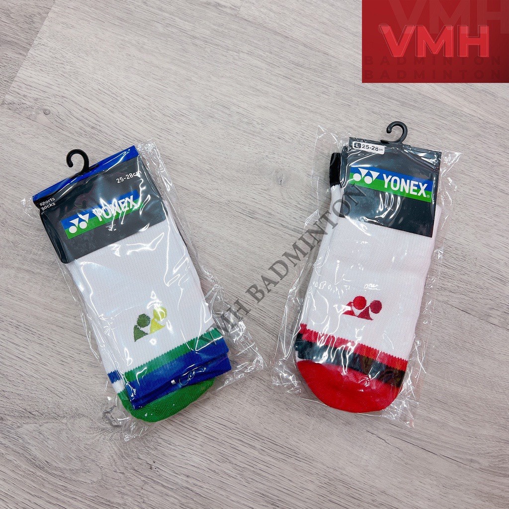 Tất cầu lông Yonex cổ cao, chống mùi , mềm mại , thấm hút mồ hôi cotton 100% mềm mại