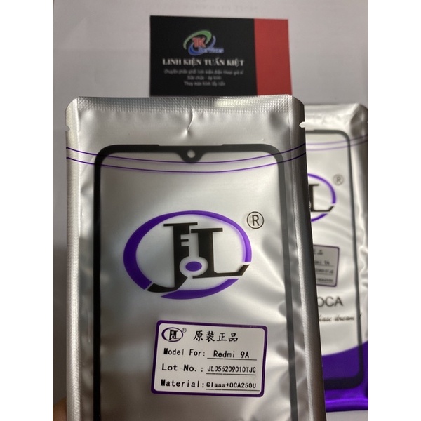 Kính liền keo Xiaomi Redmi 9A/ Mặt kính có keo Xiaomi Redmi 9A ( Giá sỉ )