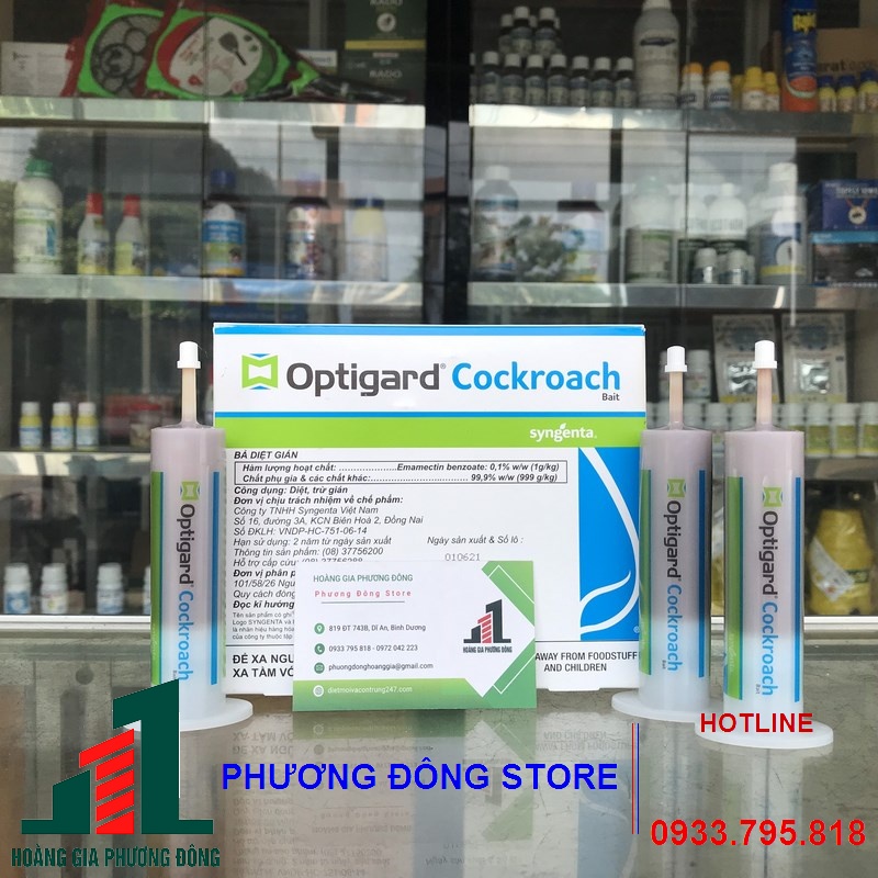 Thuốc diệt gián Optigard Cockroach Bait (Tuýp 30g) sử dụng