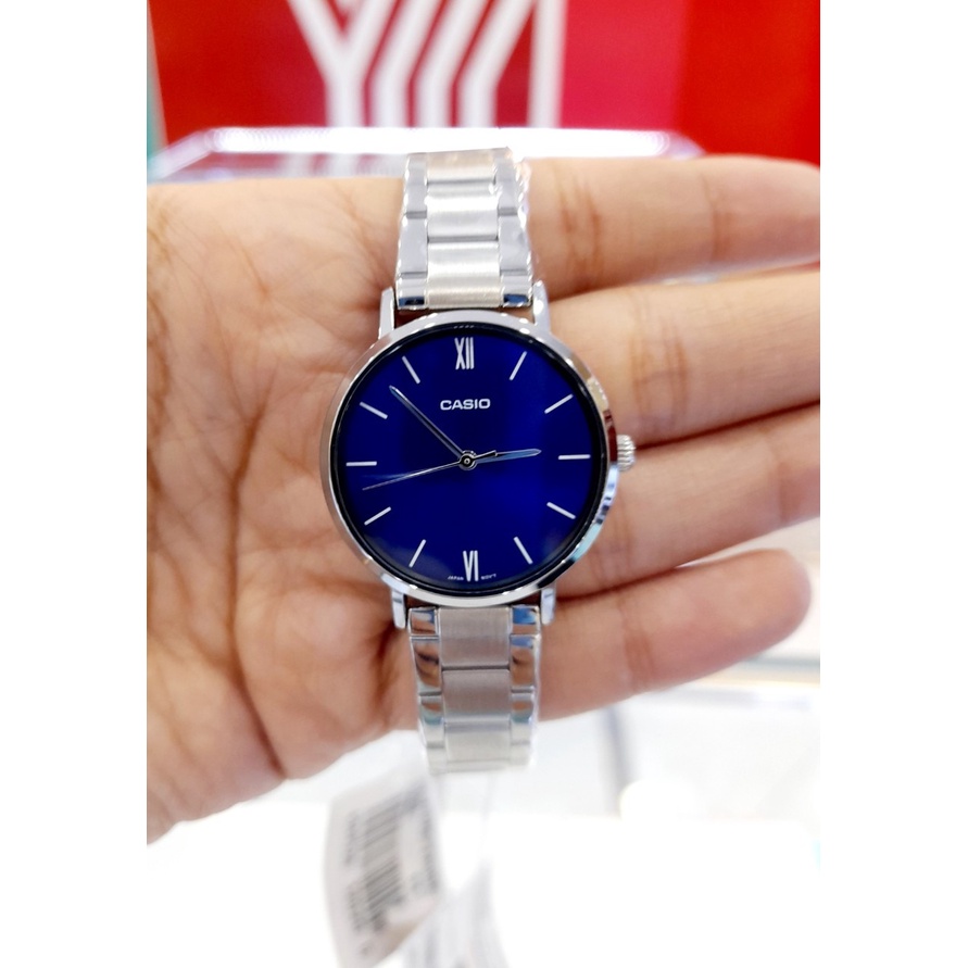 Đồng hồ nữ dây kim loại Casio Anh Khuê LTP-VT02D-2AUDF