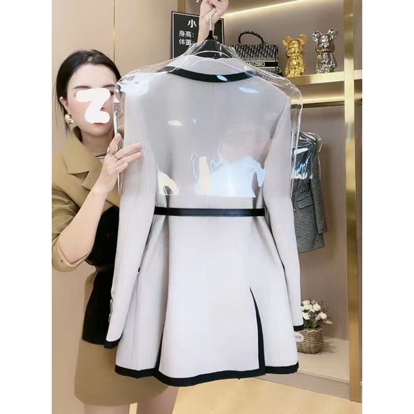 Áo Khoác Vest Cao Cấp Phong Cách Hepburn Thời Trang Thu Đông Mới 2022