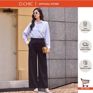 Quần dài ống suông đứng cạp cơ bản d.chic ms: 482592