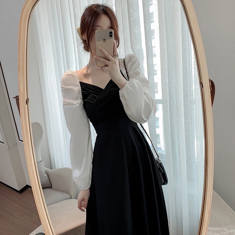 Đầm maxi tay phối siêu sang 55-90ký