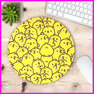 Miếng lót chuột hình tròn 20x20cm in hình vịt con cute