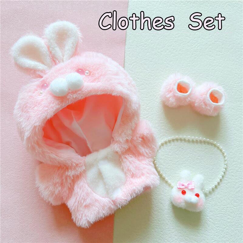 Set Áo Khoác Và Túi 20cm Dễ Thương Cho Búp Bê Baekhyun ChanYeol TNT Tfboys Jennie Lisa Rose Quà Tặng