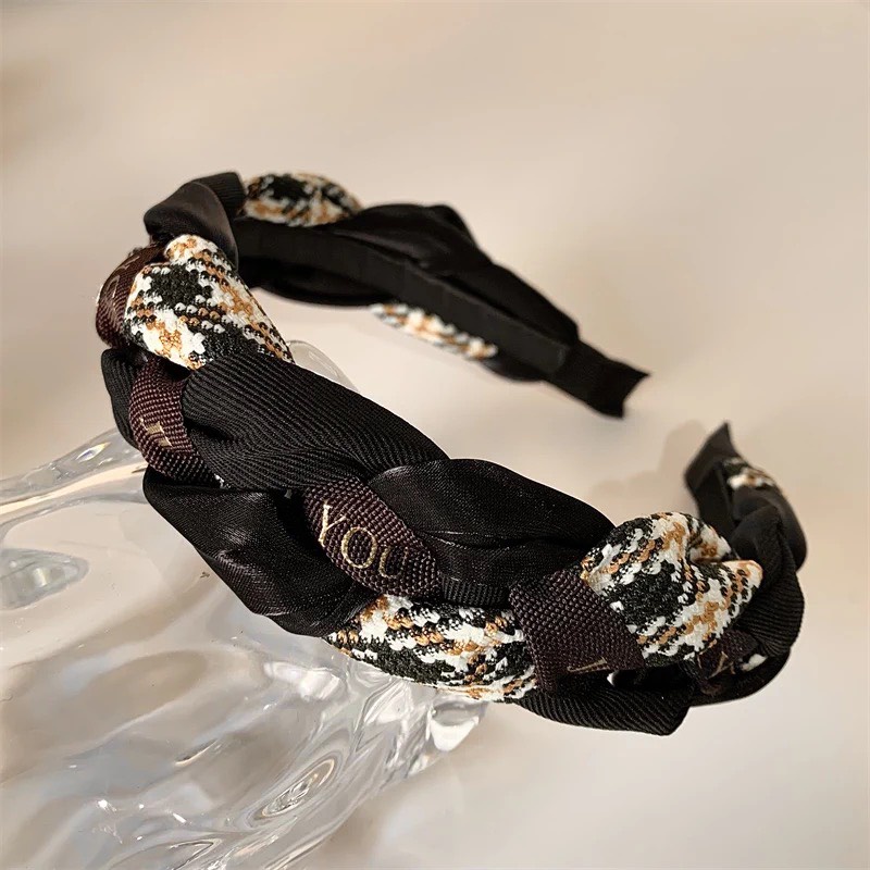 Băng đô cài tóc bản to IDOL siêu sang Phụ kiện cài tóc nữ