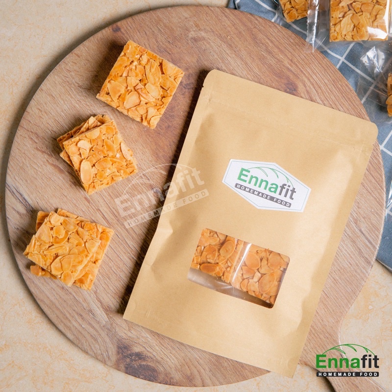 1kg Bánh ngói hạnh nhân ăn kiêng- for keto/ das/ lowcarb &amp; tiểu đường- Enna healthy food