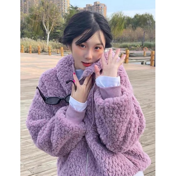 ÁO KHOÁC LÔNG GẤU DỄ THƯƠNG