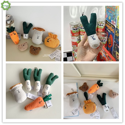 Móc Khóa Hình Trái Cây Nhồi Bông Đáng Yêu 12-16cm