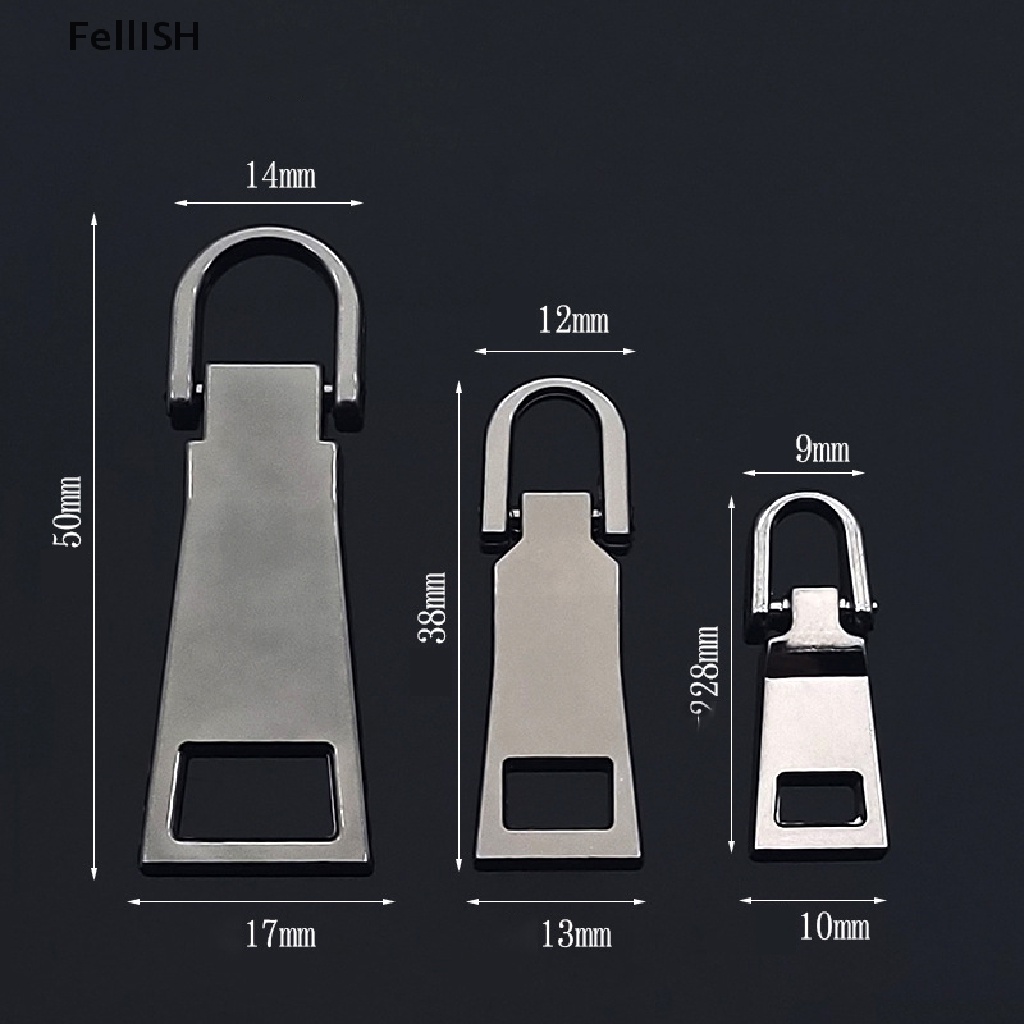 Bộ 5 Dụng Cụ Kéo Dây Khóa Bằng Kim Loại Có Thể Tháo Rời Dùng Sửa Chữa Cho Ba Lô / Áo Khoác / Tab Diy 439br