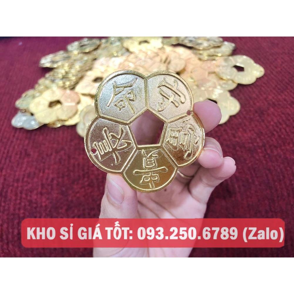 Đồng Xu Phong Thuỷ Hoa Mai 5 Cánh Giá Tốt Nhất, Sỉ Số Lượng Lớn ,SALE CUỐI NĂM