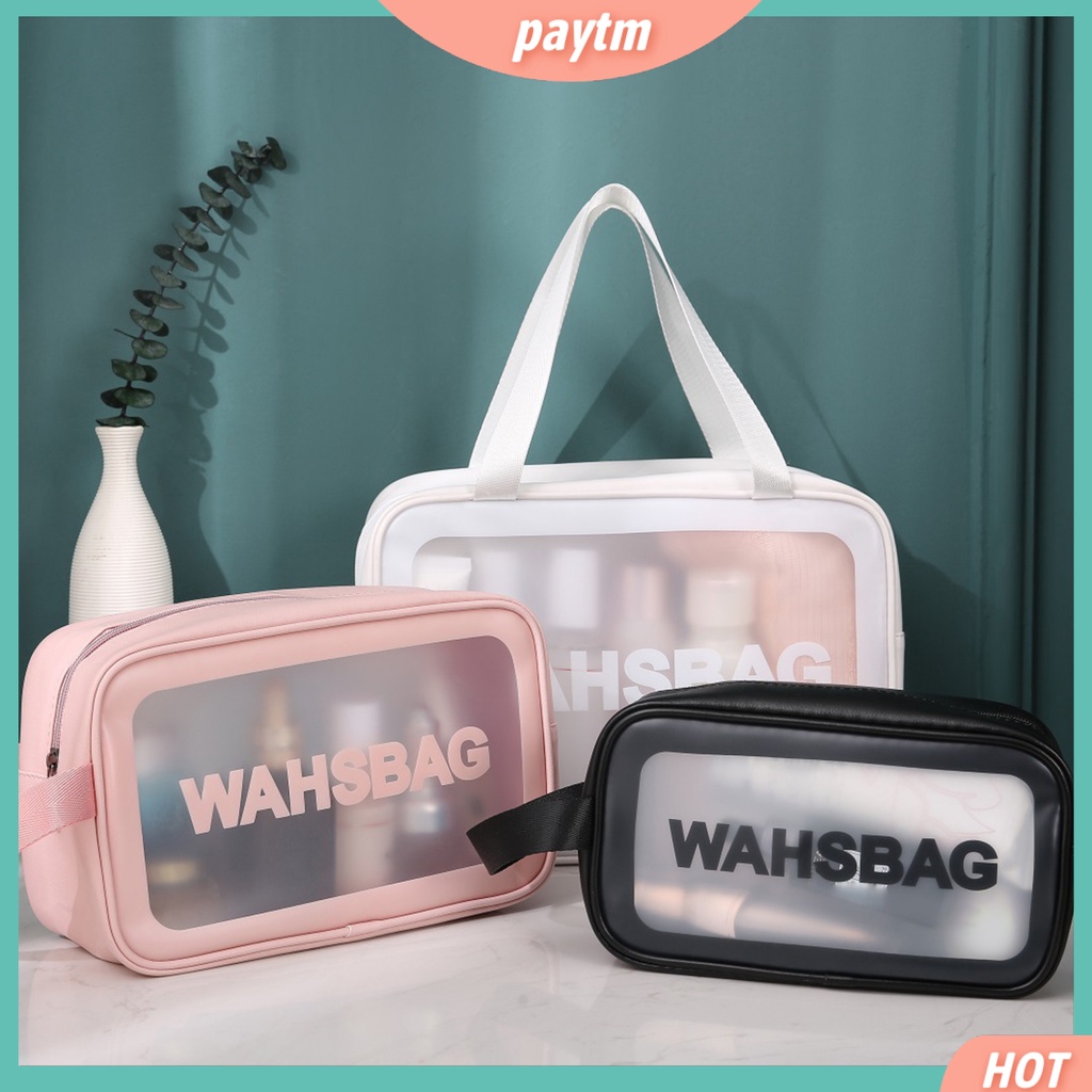 (PTM) Túi Đựng Mỹ Phẩm Có Khóa Kéo Chống Thấm Nước Tiện Dụng