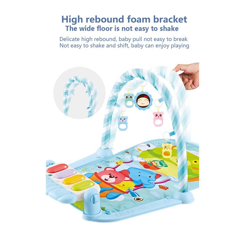 Thảm Nhạc Kiểu Bàn Đạp Piano Cho Bé Sơ Sinh 0-36 Tháng Tuổi