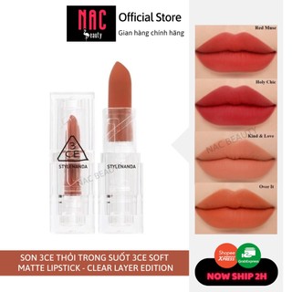 [Chính hãng - đủ bill] Son 3CE CLEAR LAYER EDITION