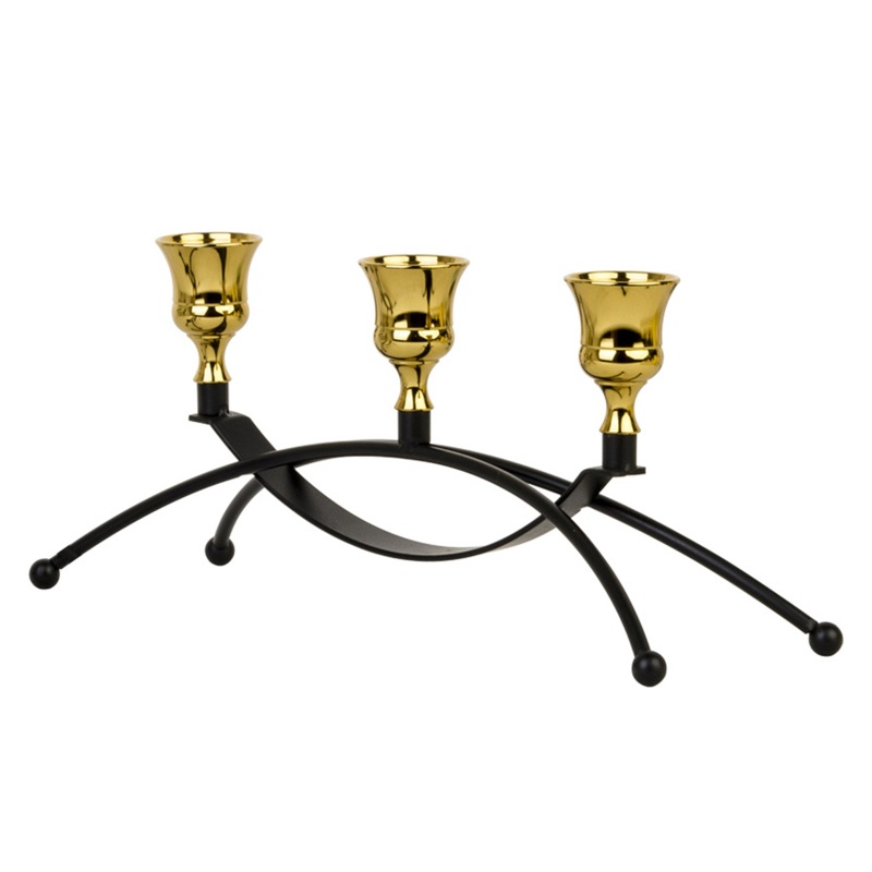 Giá Đỡ Đèn Cầy Bằng Sắt Mạ Điện 1-3