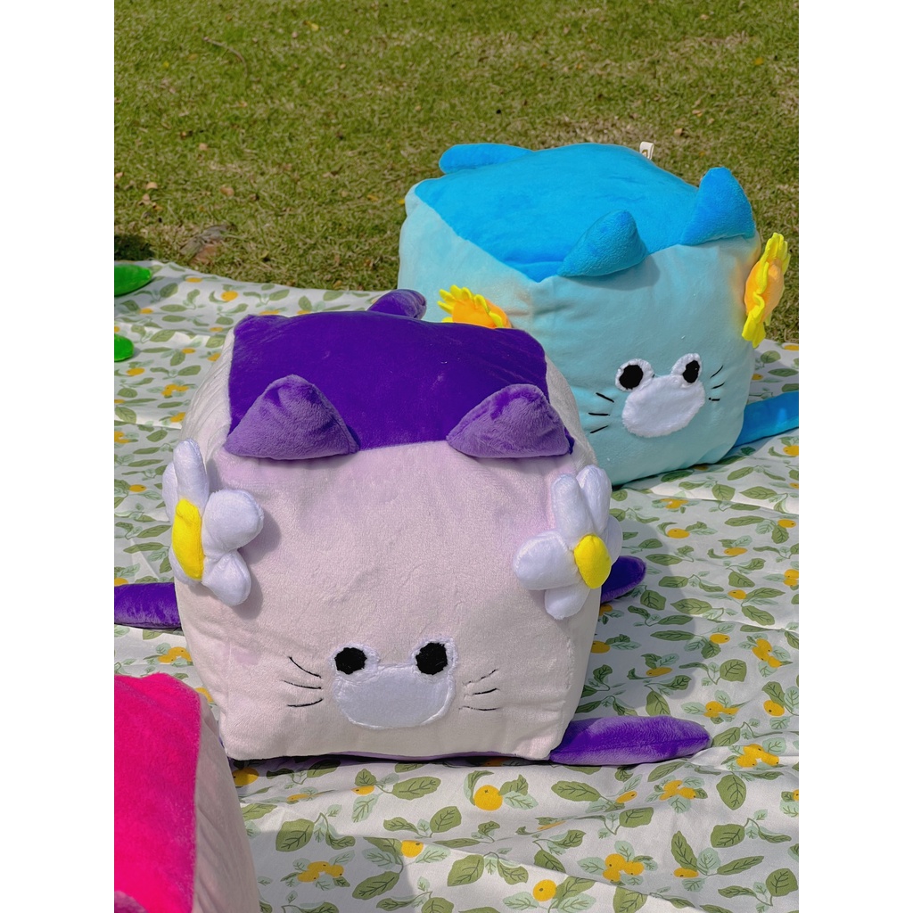 Mè Léo Đáng Yêu 18x18x18cm - gấu bông đình may