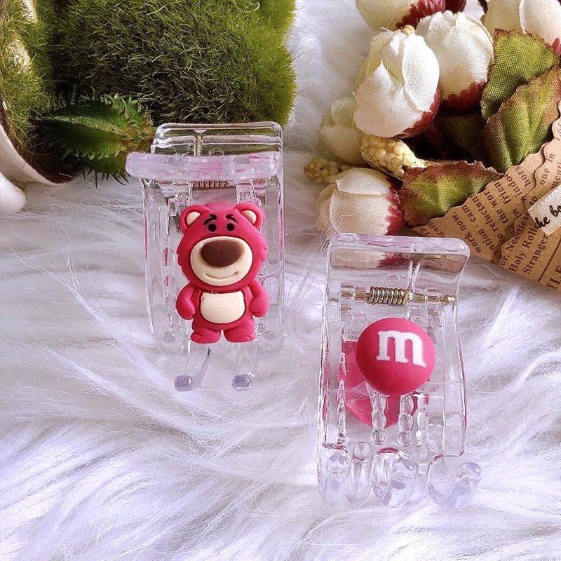 KẸP TÓC CÀNG CUA 5 RĂNG GẤU DÂU LOTSO